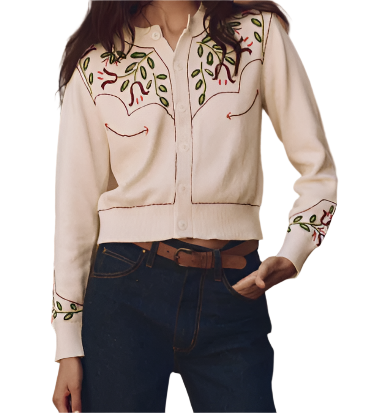 The Western Beaded Cardigan