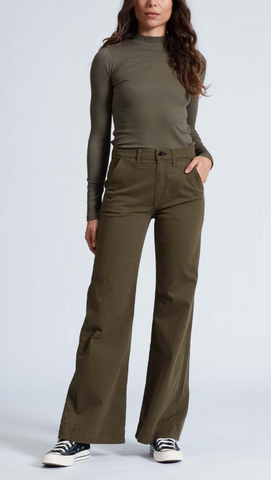 Twill Trouser Safari Green