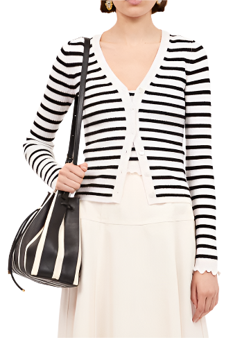 Aeris Striped Cardigan