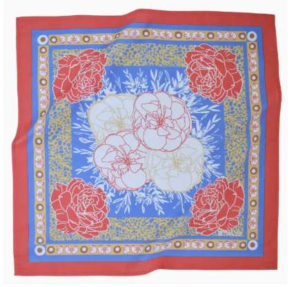 Peony Bandana - Red