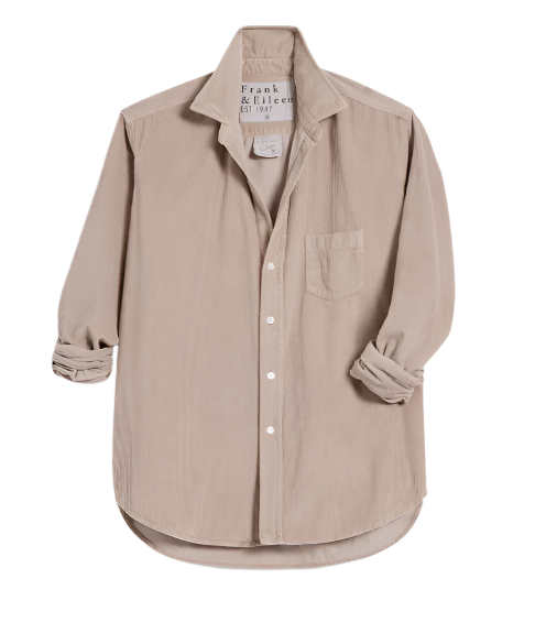 Eileen Relaxed Button-Up Shirt - Corduroy