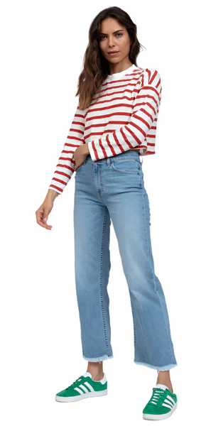 Crop Wide Leg Jean - Keel Over