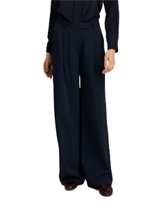 Straight Leg Pleated Trouser