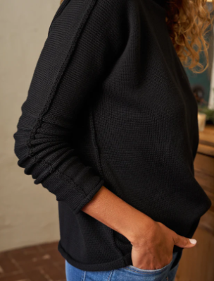 Monterey Rolled Funnel Neck Sweater