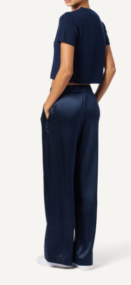 Brynn High Rise Pull On Wide Leg Pant