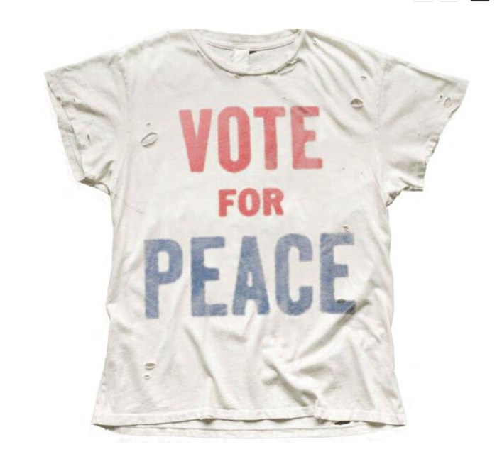 Vote For Peace Crew Tee