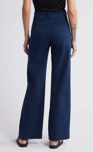 Sailor Wide Leg Twill Pant