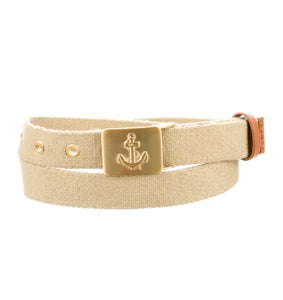 Nili Lotan Anchor Belt in Khaki